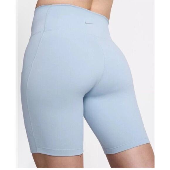 Nike Women's One High-Waisted 8" Biker Shorts With Pockets NWT size small - Picture 2 of 5